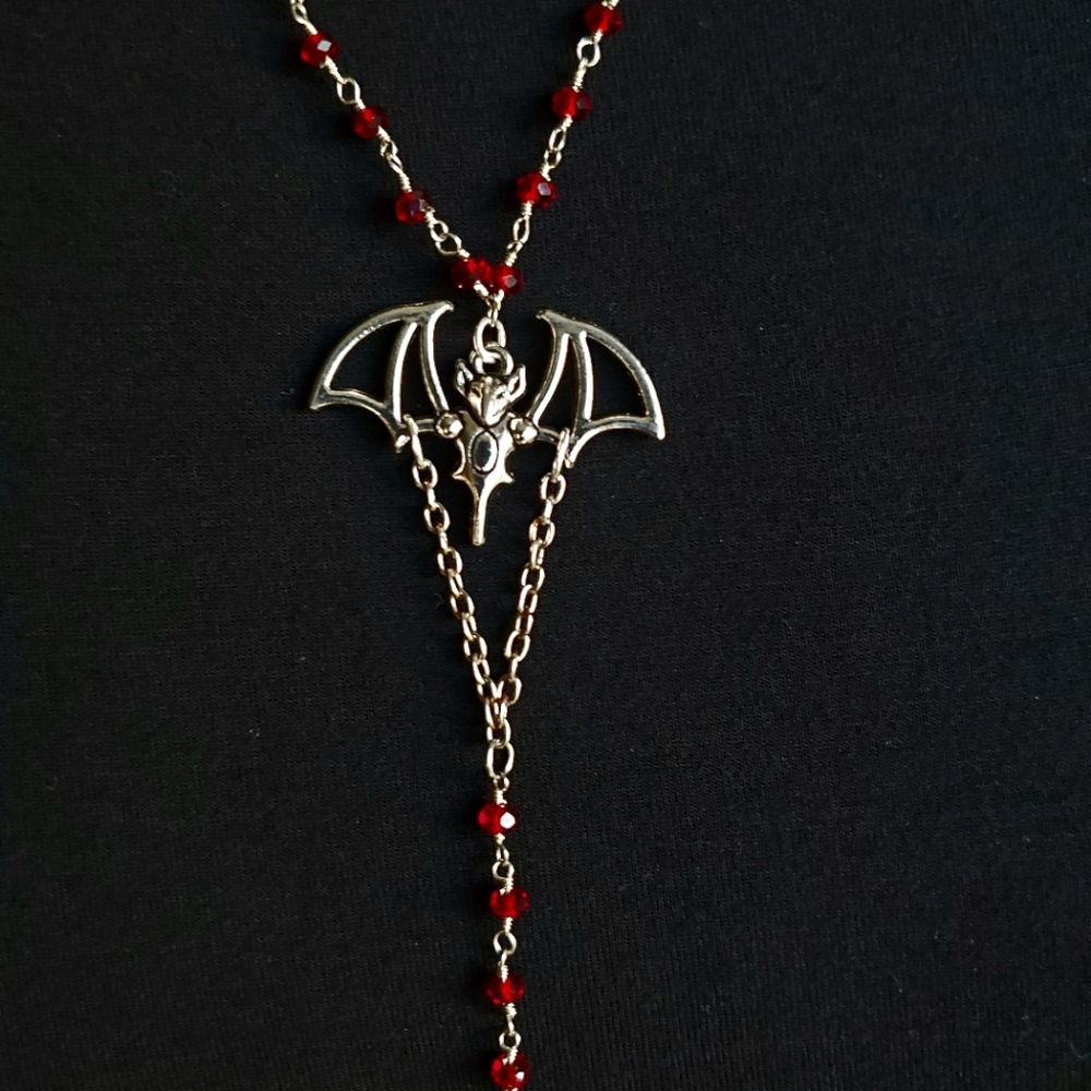 NWT, GOTHIC ROSARY. - Picture 3 of 5